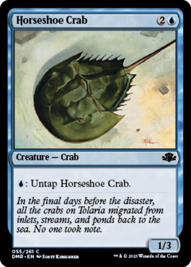 Horseshoe Crab [Dominaria Remastered] | Mega City Incorporated