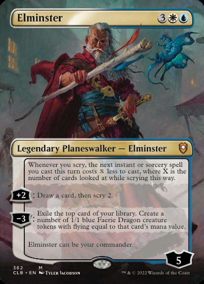 Elminster (Borderless) [Commander Legends: Battle for Baldur's Gate] | Mega City Incorporated