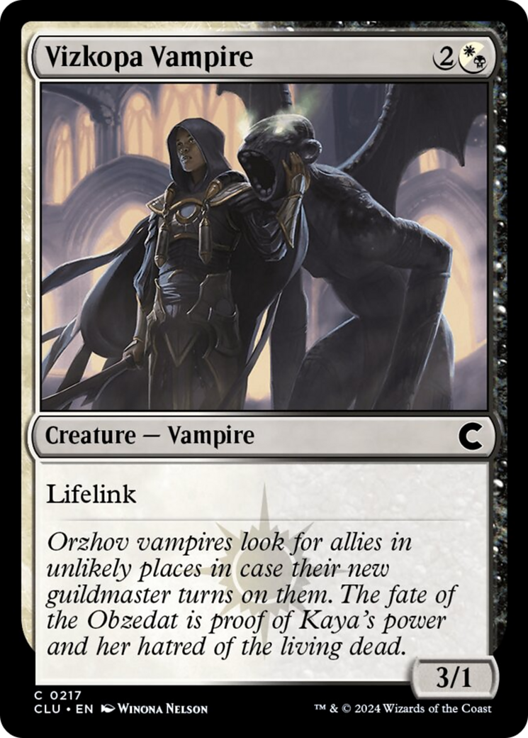 Vizkopa Vampire [Ravnica: Clue Edition] | Mega City Incorporated