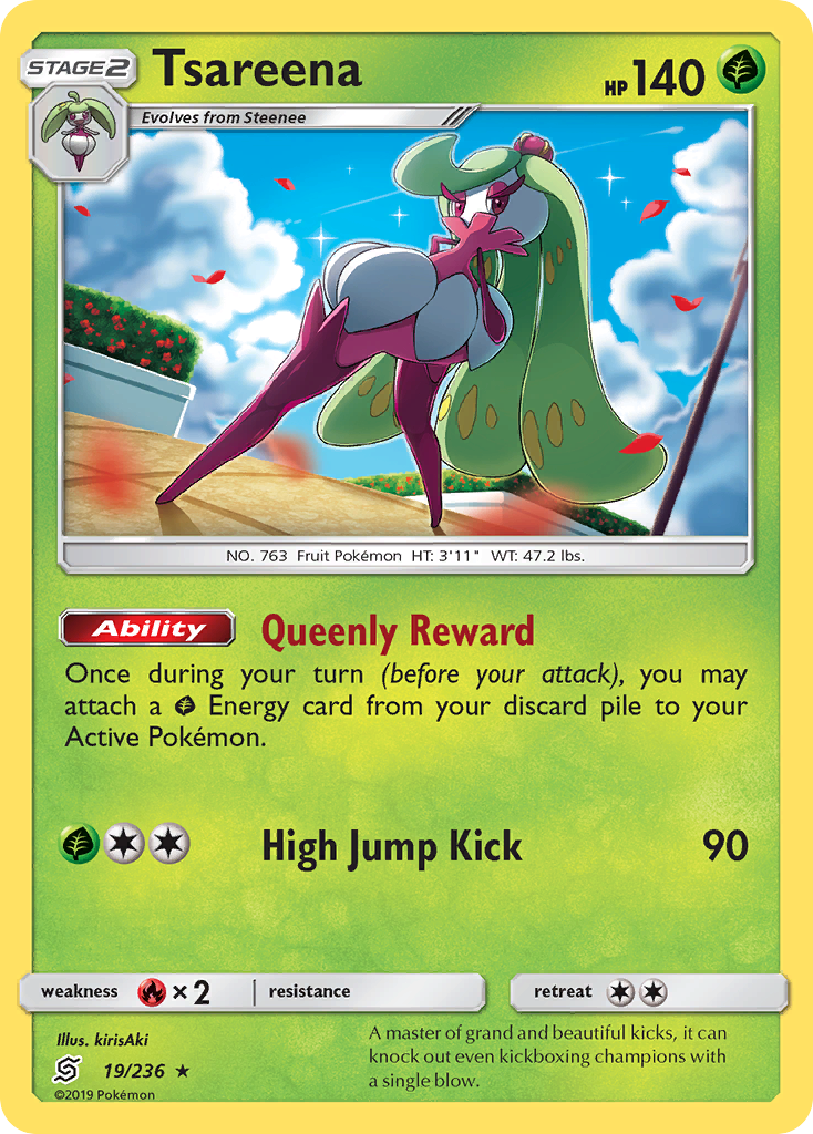 Tsareena (19/236) [Sun & Moon: Unified Minds] | Mega City Incorporated