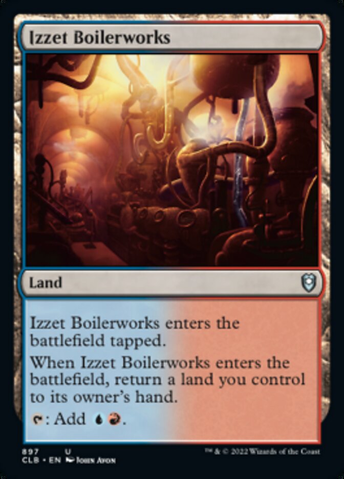 Izzet Boilerworks [Commander Legends: Battle for Baldur's Gate] | Mega City Incorporated