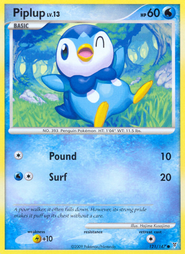 Piplup (121/147) [Platinum: Supreme Victors] | Mega City Incorporated