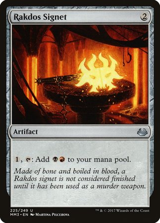 Rakdos Signet [Modern Masters 2017] | Mega City Incorporated