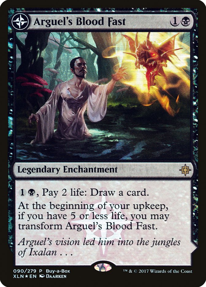 Arguel's Blood Fast // Temple of Aclazotz (Buy-A-Box) [Ixalan Treasure Chest] | Mega City Incorporated