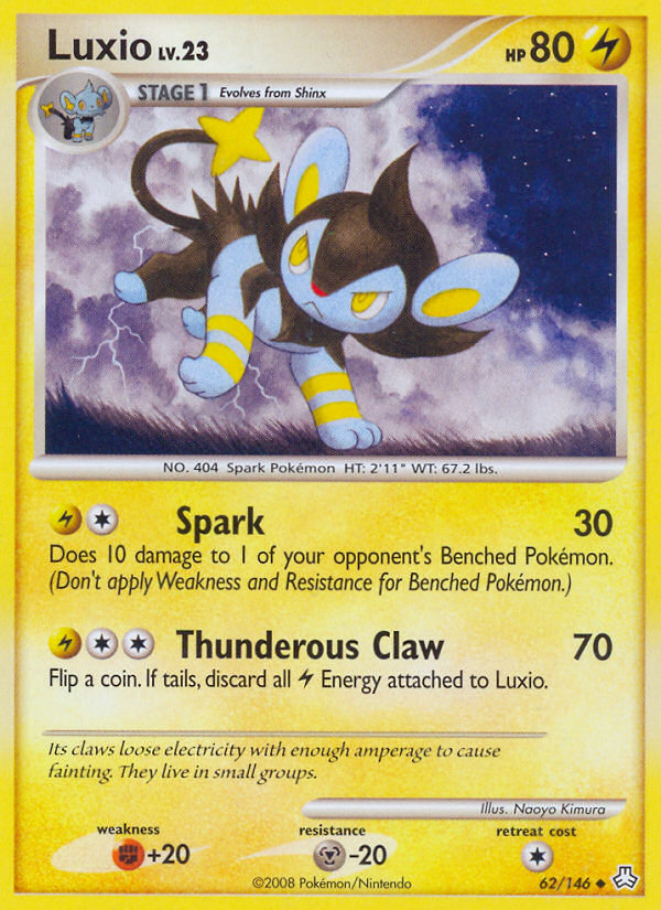 Luxio (62/146) [Diamond & Pearl: Legends Awakened] | Mega City Incorporated