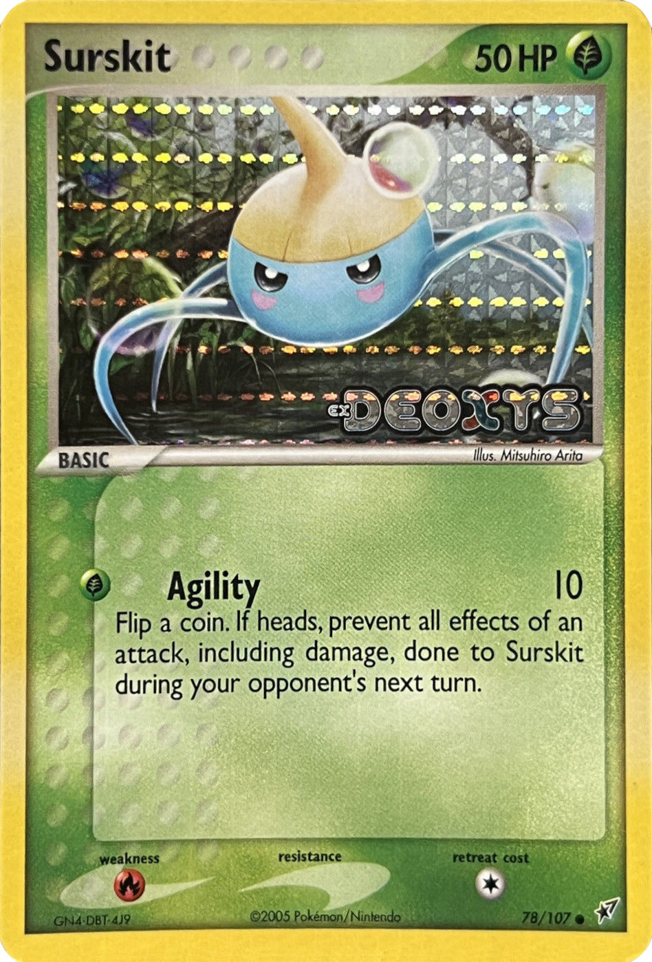 Surskit (78/107) (Stamped) [EX: Deoxys] | Mega City Incorporated