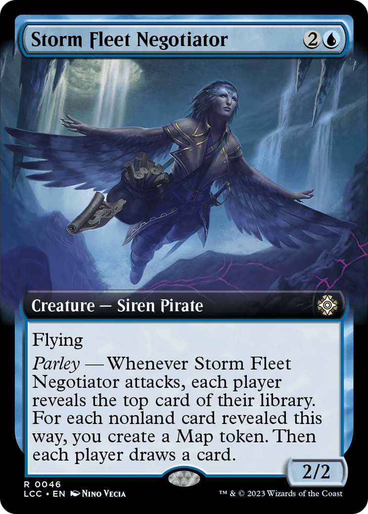 Storm Fleet Negotiator (Extended Art) [The Lost Caverns of Ixalan Commander] | Mega City Incorporated