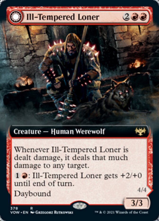 Ill-Tempered Loner // Howlpack Avenger (Extended) [Innistrad: Crimson Vow] | Mega City Incorporated