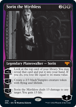 Sorin the Mirthless [Innistrad: Double Feature] | Mega City Incorporated