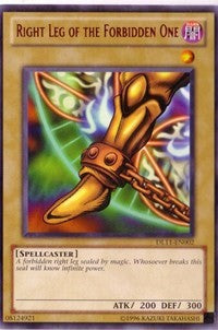 Right Leg of the Forbidden One (Red) [DL11-EN002] Rare | Mega City Incorporated