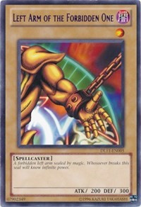 Left Arm of the Forbidden One (Blue) [DL11-EN005] Rare | Mega City Incorporated