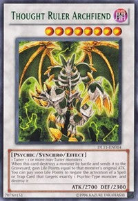 Thought Ruler Archfiend (Green) [DL11-EN014] Rare | Mega City Incorporated