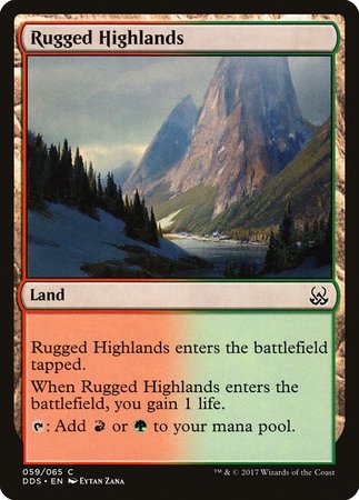 Rugged Highlands [Duel Decks: Mind vs. Might] | Mega City Incorporated