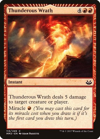 Thunderous Wrath [Modern Masters 2017] | Mega City Incorporated