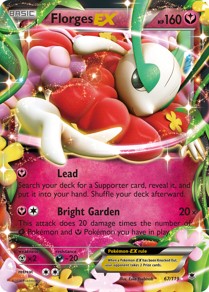 Florges EX (67/119) [XY: Phantom Forces] | Mega City Incorporated