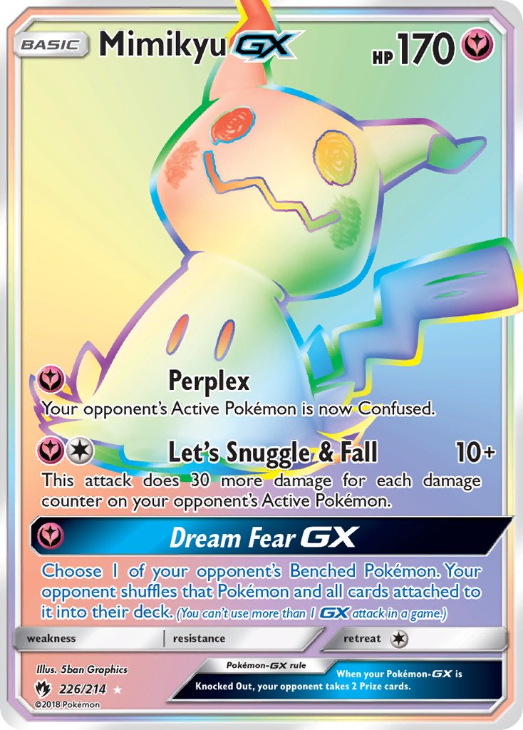 Mimikyu GX (226/214) [Sun & Moon: Lost Thunder] | Mega City Incorporated