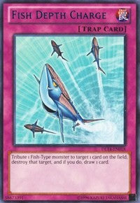 Fish Depth Charge (Blue) [DL14-EN018] Rare | Mega City Incorporated