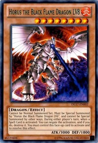 Horus the Black Flame Dragon LV8 (Green) [DL17-EN002] Rare | Mega City Incorporated