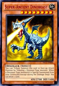 Super-Ancient Dinobeast (Red) [DL17-EN004] Rare | Mega City Incorporated