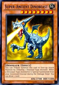 Super-Ancient Dinobeast (Blue) [DL17-EN004] Rare | Mega City Incorporated