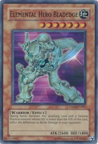 Elemental Hero Bladedge [DR04-EN067] Super Rare | Mega City Incorporated
