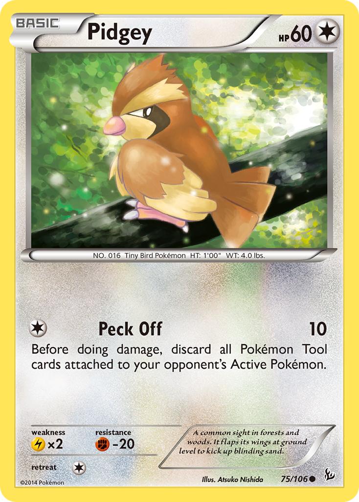 Pidgey (75/106) [XY: Flashfire] | Mega City Incorporated