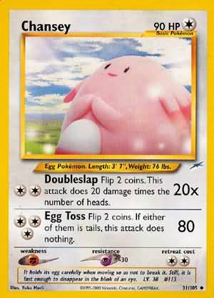 Chansey (31/105) [Neo Destiny Unlimited] | Mega City Incorporated