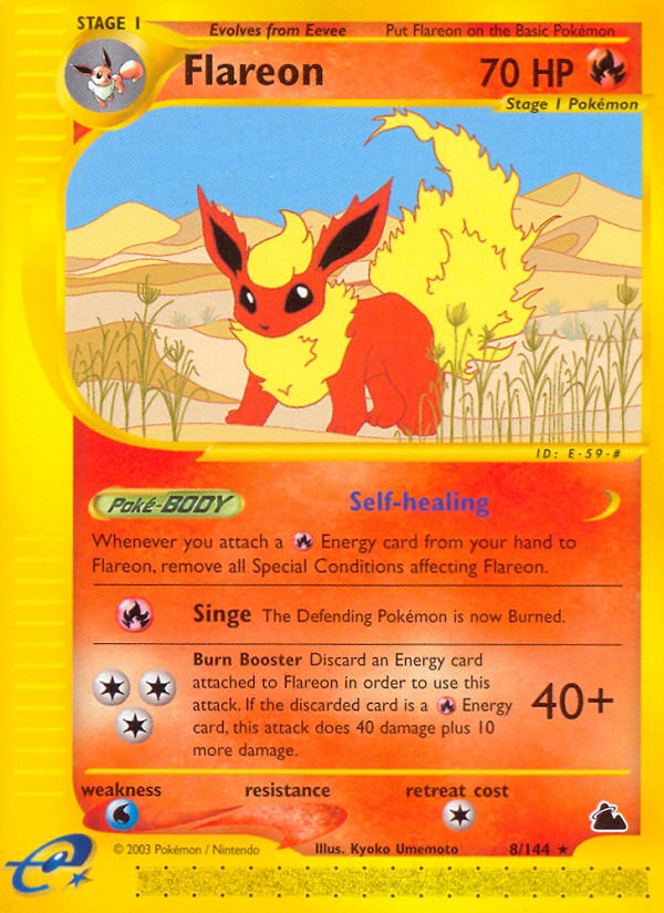 Flareon (8/144) [Skyridge] | Mega City Incorporated