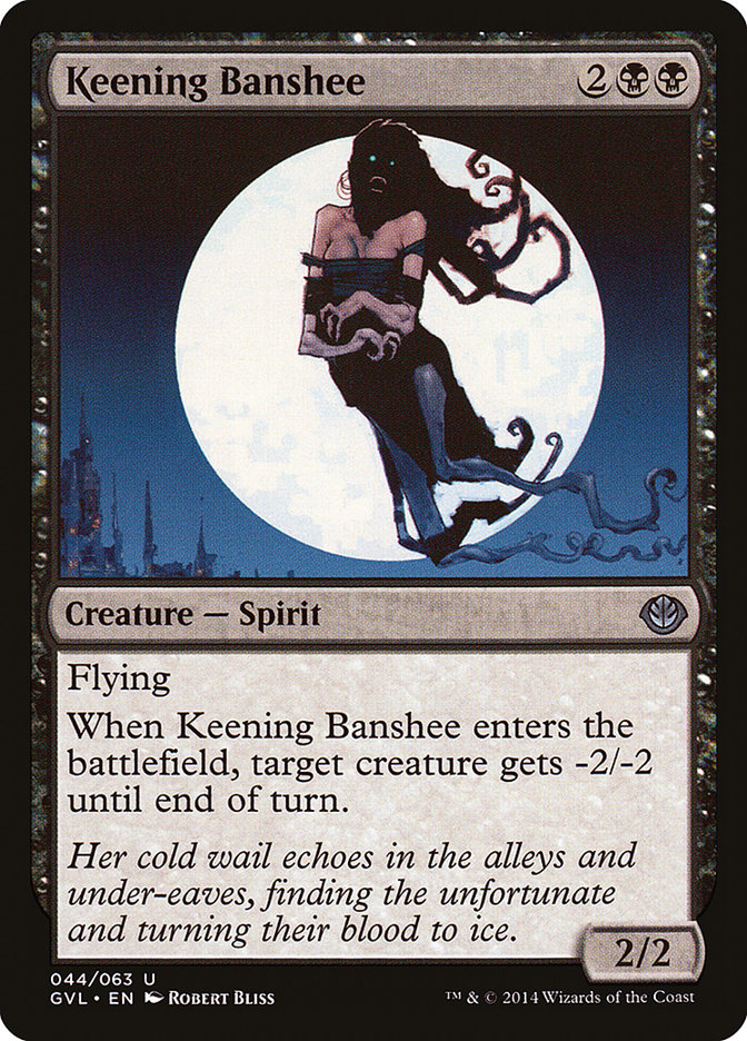 Keening Banshee (Garruk vs. Liliana) [Duel Decks Anthology] | Mega City Incorporated