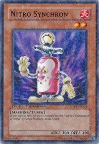Nitro Synchron [DTP1-EN021] Rare | Mega City Incorporated