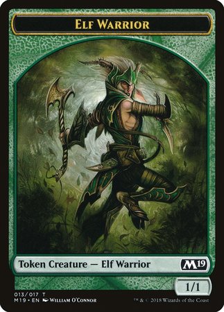 Elf Warrior Token [Core Set 2019 Tokens] | Mega City Incorporated