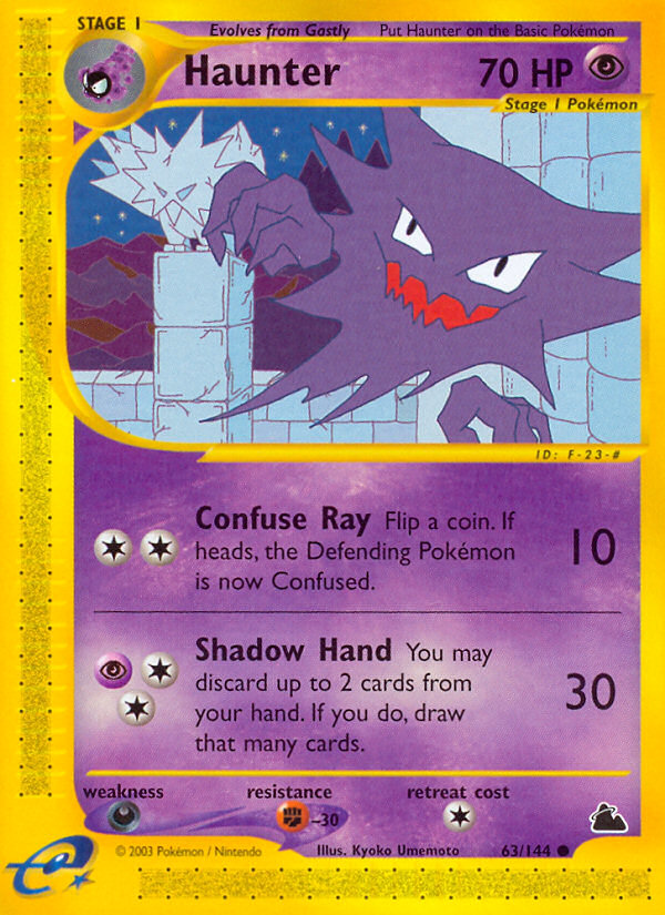 Haunter (63/144) [Skyridge] | Mega City Incorporated