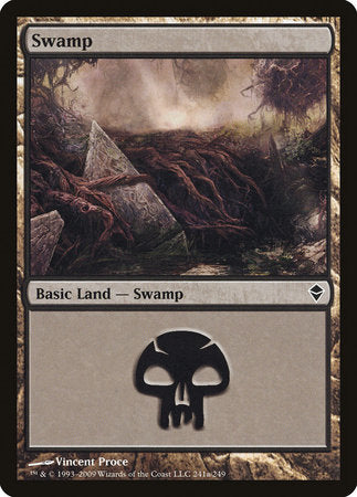 Swamp (241a) [Zendikar] | Mega City Incorporated