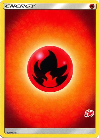 Fire Energy (Charizard Stamp #19) [Battle Academy 2020] | Mega City Incorporated