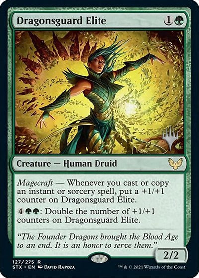 Dragonsguard Elite (Promo Pack) [Strixhaven: School of Mages Promos] | Mega City Incorporated