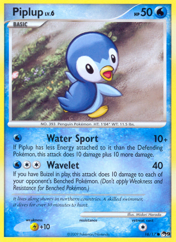 Piplup (16/17) [POP Series 9] | Mega City Incorporated