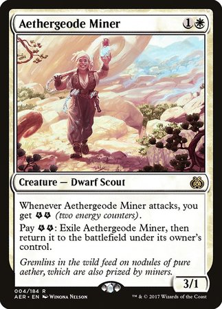 Aethergeode Miner [Aether Revolt] | Mega City Incorporated