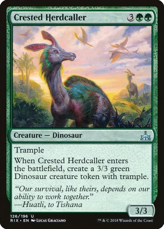 Crested Herdcaller [Rivals of Ixalan] | Mega City Incorporated