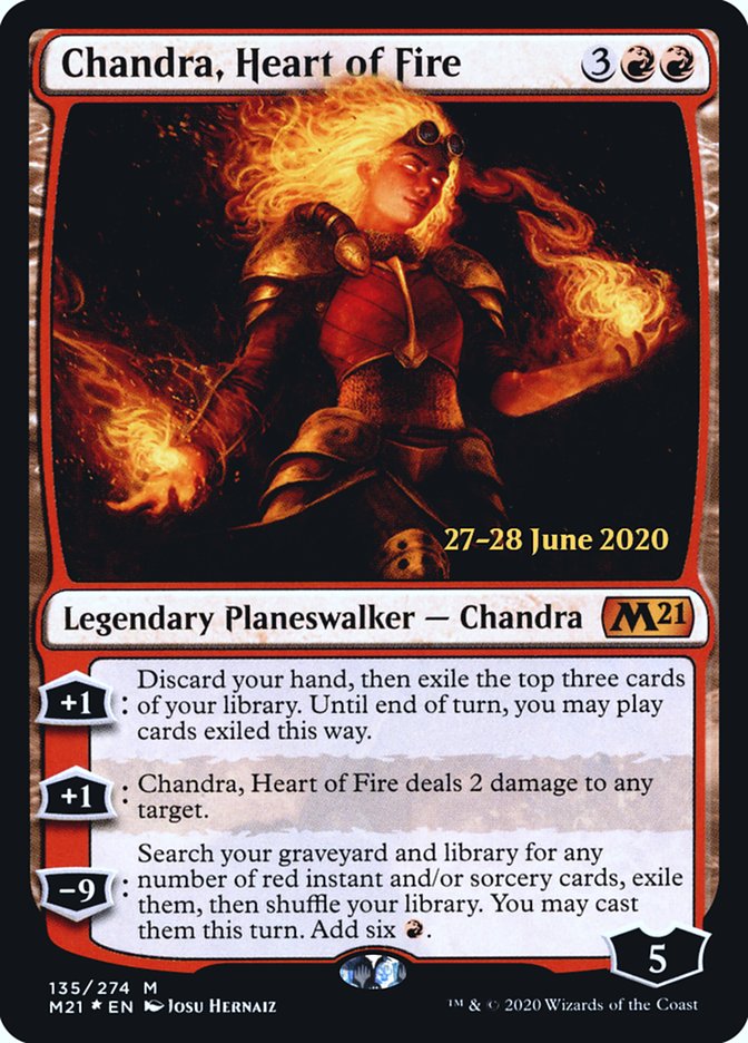 Chandra, Heart of Fire  [Core Set 2021 Prerelease Promos] | Mega City Incorporated