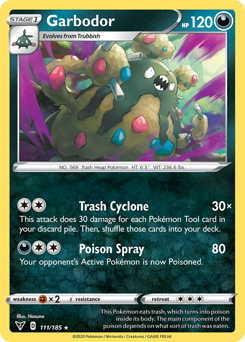 Garbodor (111/185) [Sword & Shield: Vivid Voltage] | Mega City Incorporated