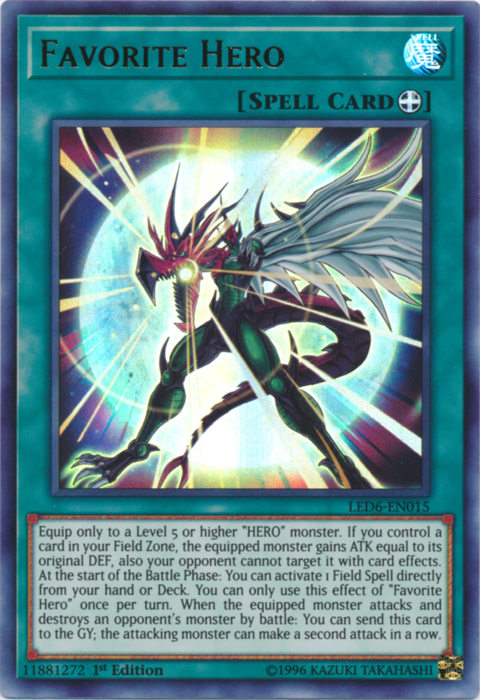 Favorite Hero [LED6-EN015] Ultra Rare | Mega City Incorporated