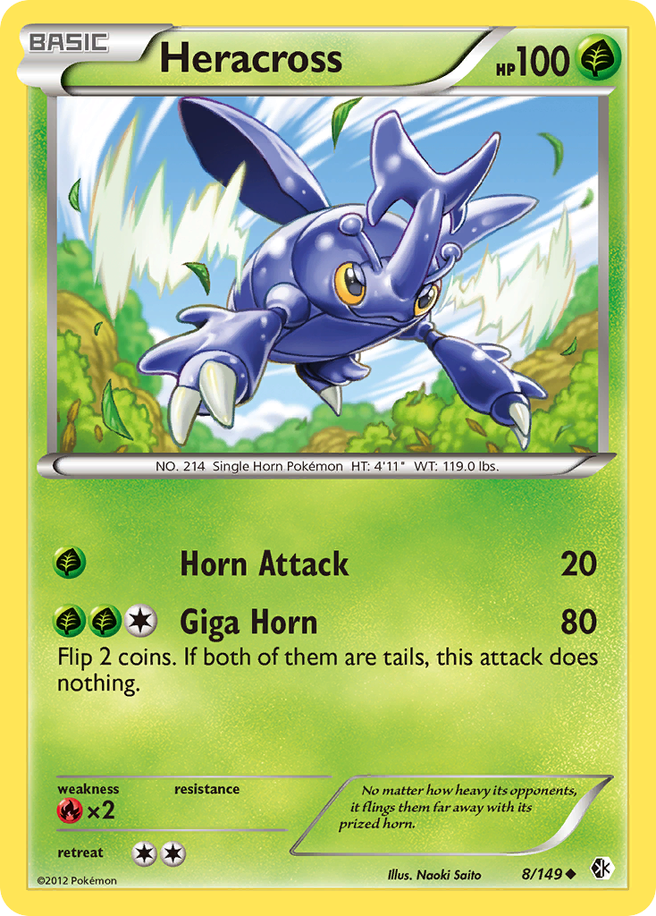 Heracross (8/149) [Black & White: Boundaries Crossed] | Mega City Incorporated