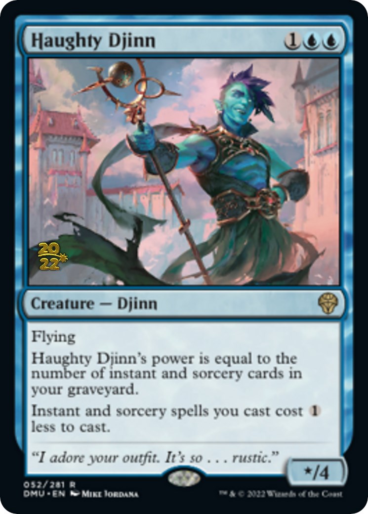 Haughty Djinn [Dominaria United Prerelease Promos] | Mega City Incorporated