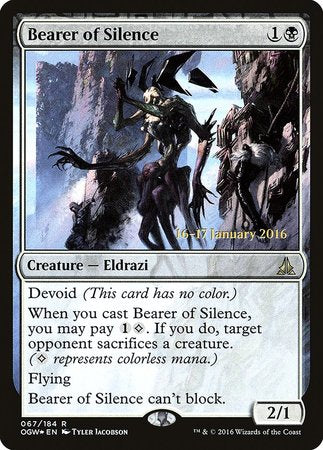 Bearer of Silence [Oath of the Gatewatch Promos] | Mega City Incorporated