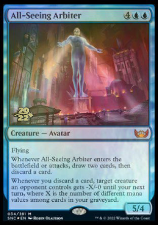 All-Seeing Arbiter [Streets of New Capenna Prerelease Promos] | Mega City Incorporated