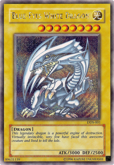 Blue-Eyes White Dragon (Dark Duel Stories) [DDS-001] Secret Rare | Mega City Incorporated