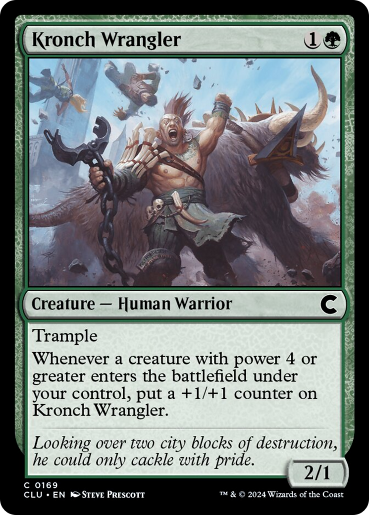 Kronch Wrangler [Ravnica: Clue Edition] | Mega City Incorporated