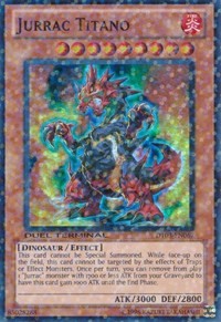 Jurrac Titano [DT03-EN067] Super Rare | Mega City Incorporated