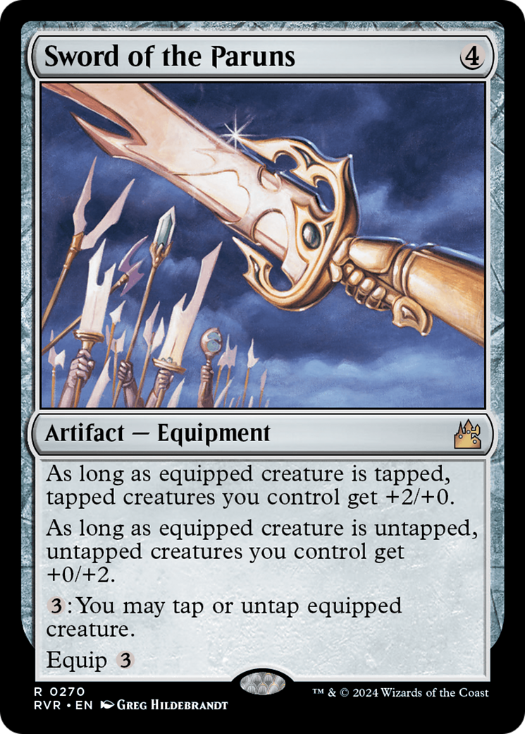 Sword of the Paruns [Ravnica Remastered] | Mega City Incorporated