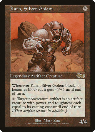 Karn, Silver Golem [Urza's Saga] | Mega City Incorporated